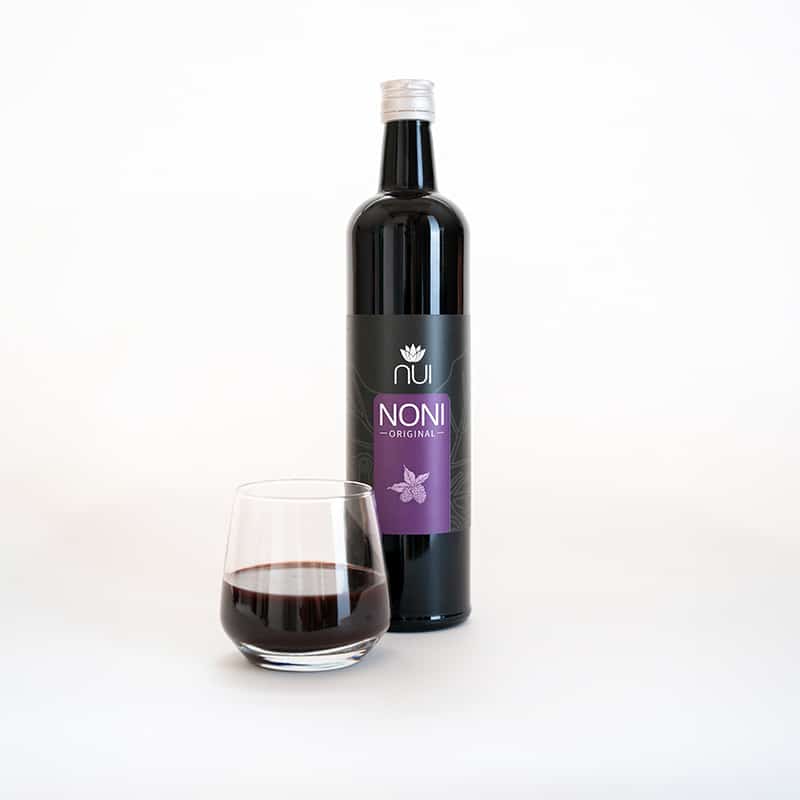 NUI-NONI-Original-Saftflasche mit Glas